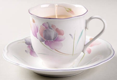 Trio Scented Cup & Saucer Candle-Vanilla  HC