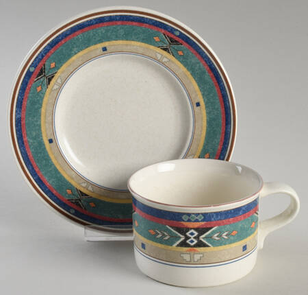 Triba Flat Cup & Saucer Set