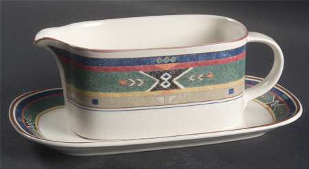 Triba Gravy Boat & Underplate (Relish/Butter)