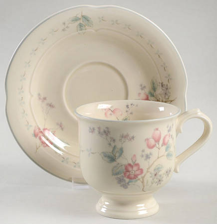 Tricia Footed Cup & Saucer Set by Mikasa