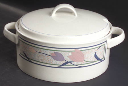 Tropical Island Tureen &  Lid