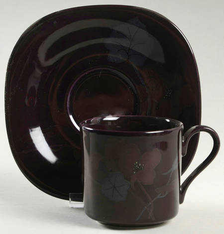 Tropical Morning Flat Cup & Saucer Set