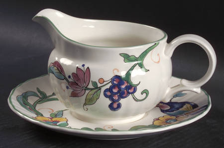 Tropicana Round Gravy Boat & Underplate