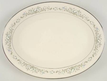 Trousseau (G1026, Ivory China) 14" Oval Serving Platter