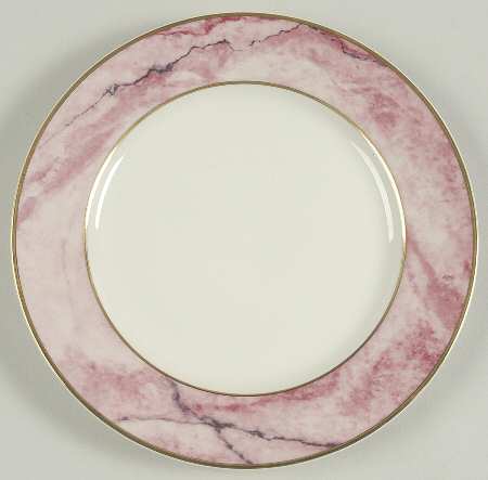 Travertine Rose Salad Plate