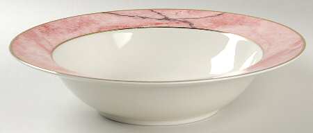 Travertine Rose 10" Round Vegetable Bowl