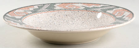 Tribal Song Large Rim Soup Bowl