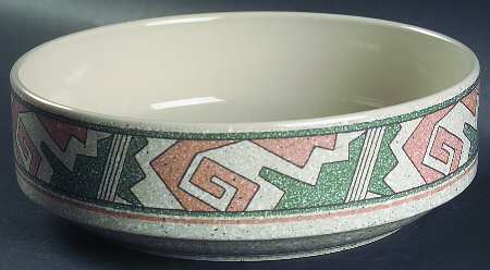 Tribal Song 8" Round Vegetable Bowl