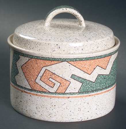 Tribal Song Sugar Bowl & Lid