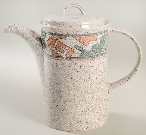 Tribal Song Coffee Pot & Lid