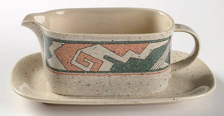 Tribal Song Gravy Boat & Underplate