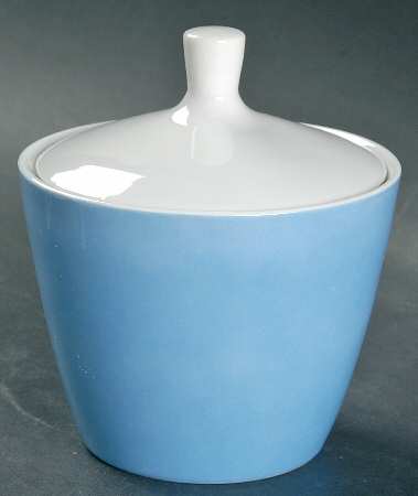 Turquoise Sugar Bowl & Lid