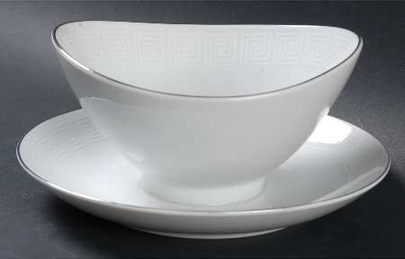 Tuscan Gravy Boat with Attached Underplate