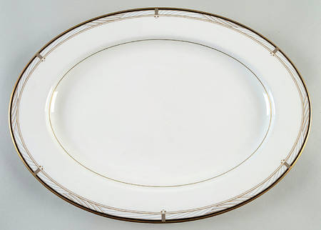 Tuscany Black 15" Oval Serving Platter