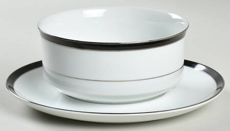 Tuxedo Gravy Boat & Underplate