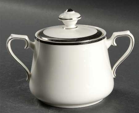 Tuxedo Sugar Bowl & Lid
