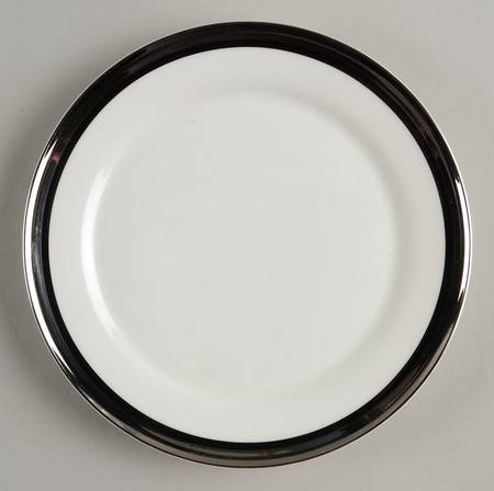 Tuxedo Bread & Butter Plate