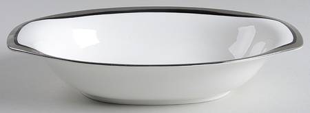 Tuxedo 11" Oval Vegetable Bowl