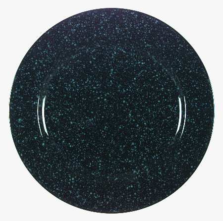 Ultrastone Black Granite Dinner Plate