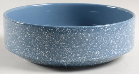 Ultrastone Country Blue 8" Round Vegetable Bowl