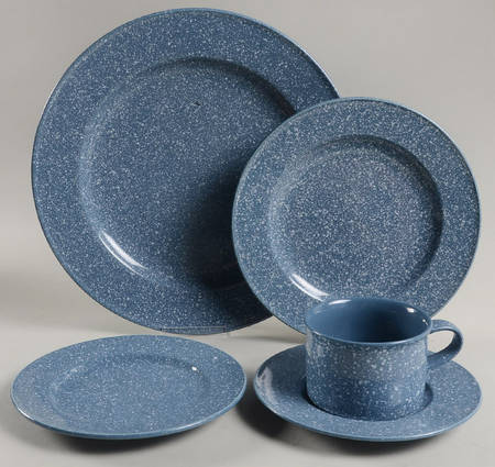 Ultrastone Country Blue 5 Piece Place Setting