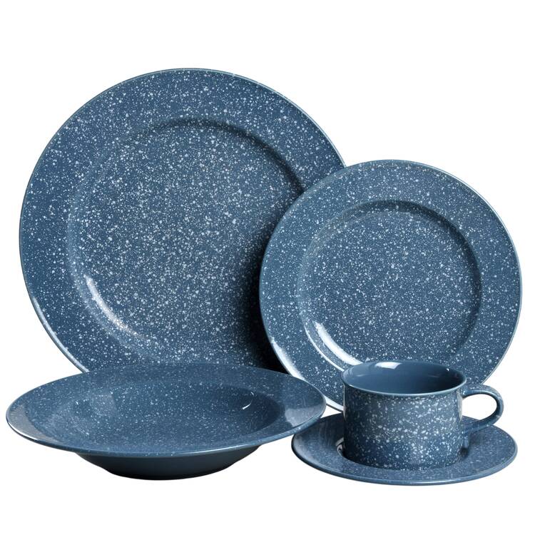 Ultrastone Country Blue 40 Piece Estate Set