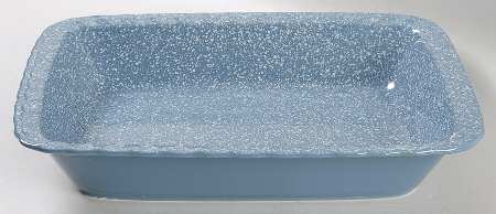 Ultrastone Country Blue 13"  Rectangular Baker by Mikasa