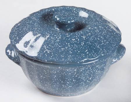 Ultrastone Country Blue Individual Casserole & Lid