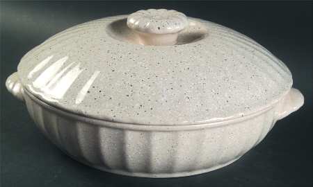 Ultrastone Beige 1.5 Qt Round Covered Casserole
