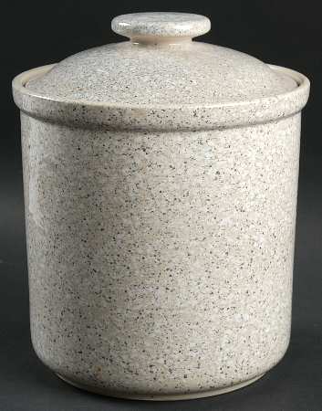 Ultrastone Beige Extra Large Canister & Lid
