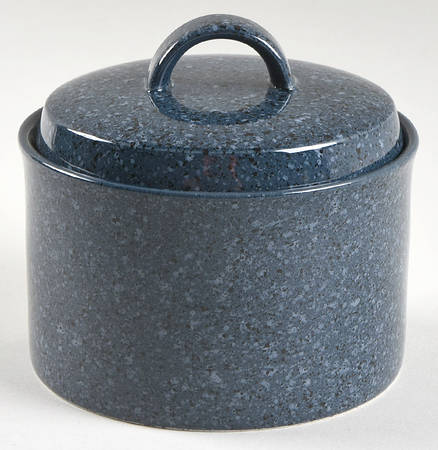 Ultrastone Blue Granite Sugar Bowl & Lid