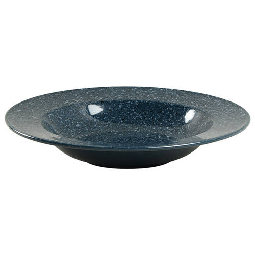 Ultrastone Blue Granite Large Rim Soup Bowl