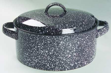 Ultrastone Black White Tureen &  Lid