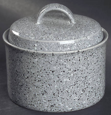 Ultrastone Grey Sugar Bowl & Lid