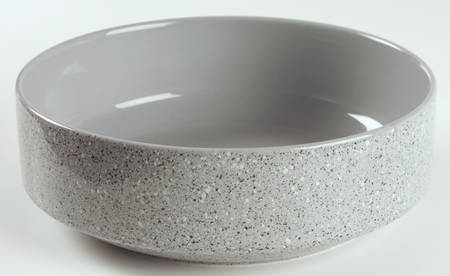 Ultrastone Grey 8" Round Vegetable Bowl