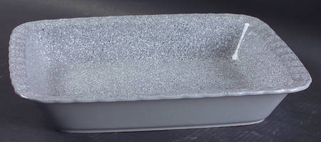 Ultrastone Grey 13"  Rectangular Baker by Mikasa
