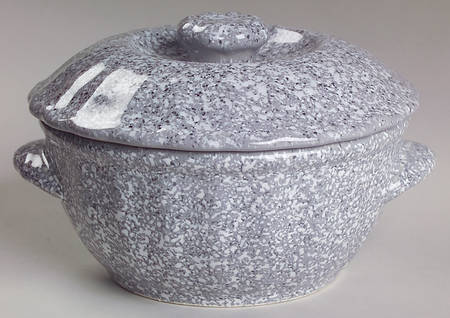 Ultrastone Grey Individual Casserole & Lid