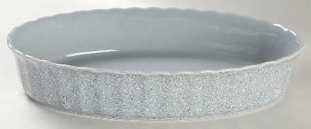 Ultrastone Grey 12'' Oval Baker
