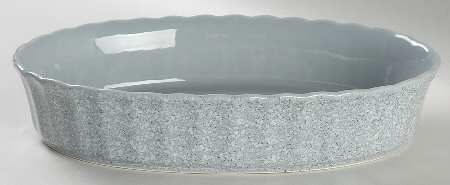Ultrastone Grey 10" Oval Baker