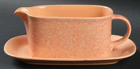 Ultrastone Melon Gravy Boat & Underplate