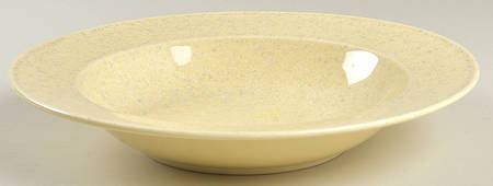 Ultrastone Yellow Large Rim Soup Bowl