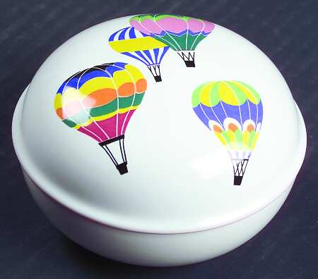 Up Up & Away 4" Round Box & Lid