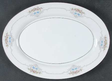 Ursula 14" Oval Serving Platter by Mikasa
