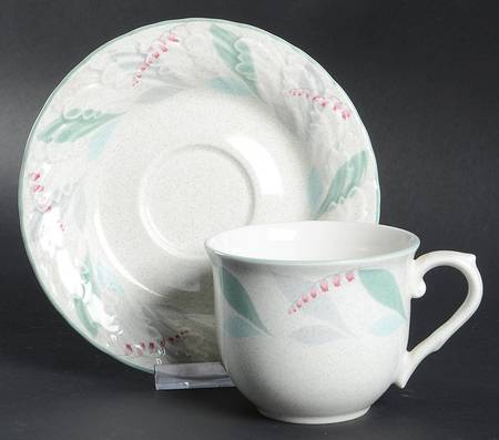 Valley Fair Flat Cup & Saucer Set
