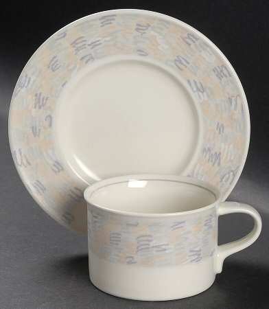 Van Gogh Flat Cup & Saucer Set