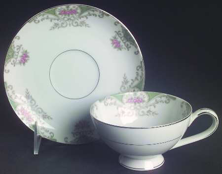 Valentine Footed Cup & Saucer Set by Mikasa