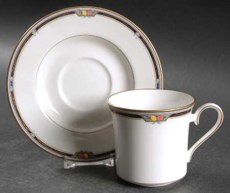 Valencia Flat Cup & Saucer Set