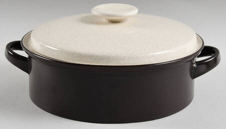 Vanilla 1.75 Qt Round Covered Casserole