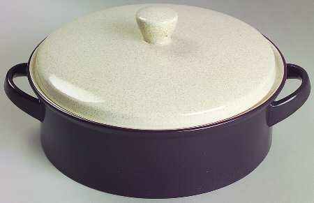 Vanilla 1.75 Qt Round Covered Casserole