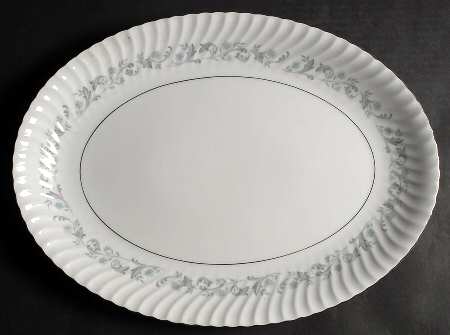 Vanessa 16" Oval Serving Platter